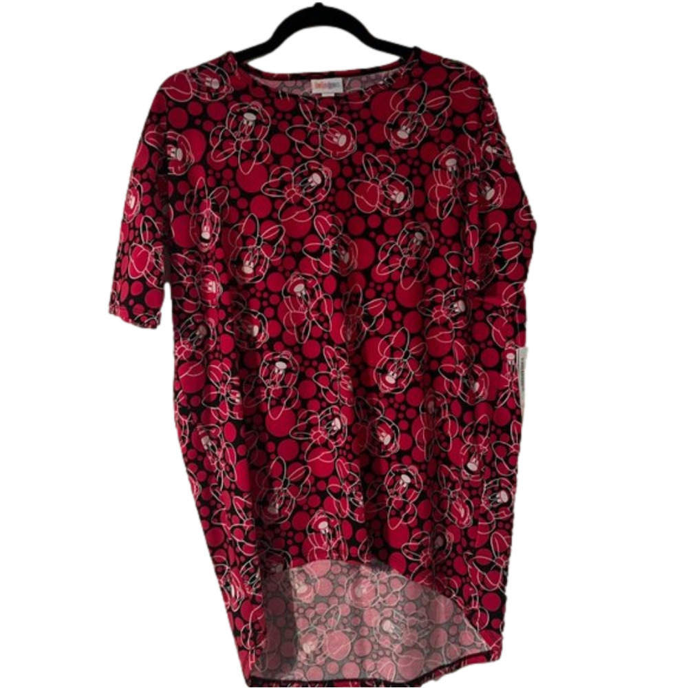 Nwt - Lularoe Disney Minnie Mouse Irma Top Size Xxs